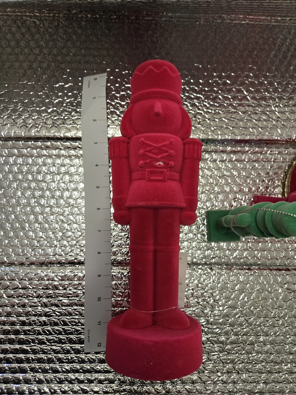 Pink Velvet Nutcracker Figurine Set - Chritmas Decore
